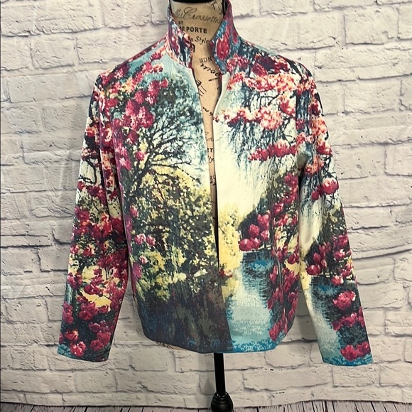 Rara Avis Iris Appel Jacket Topper Mary Poppins Mandarin Collar Pockets Size Sm - Picture 3 of 9